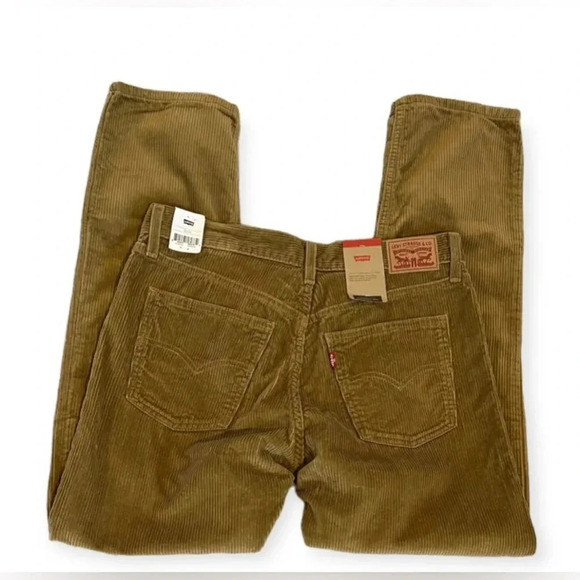 Levi's Denim - Levi's Women 31X 30 Tan Corduroy Cotton Straight Leg NWT